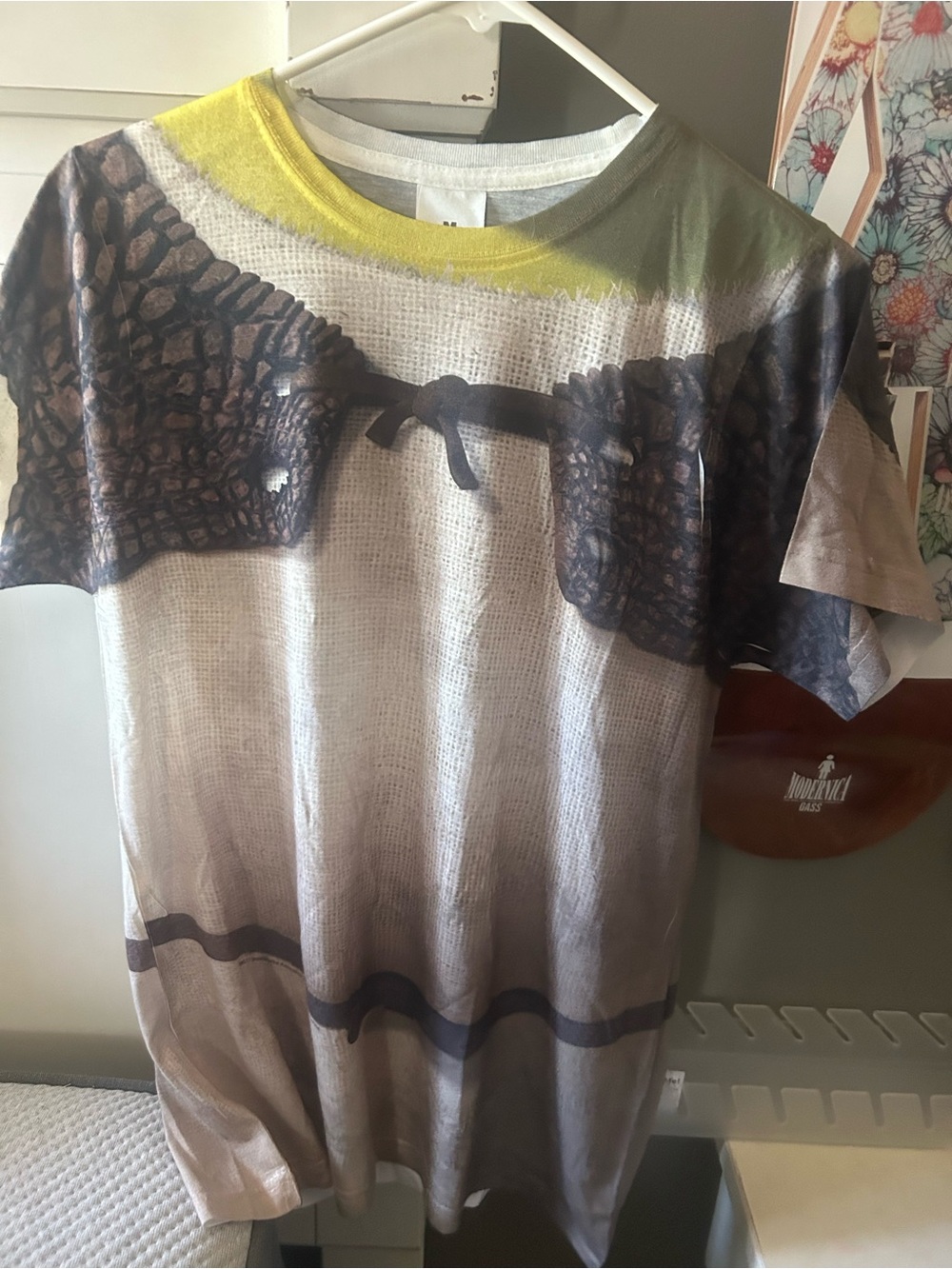 Shrek costume shirt size medium as is condition